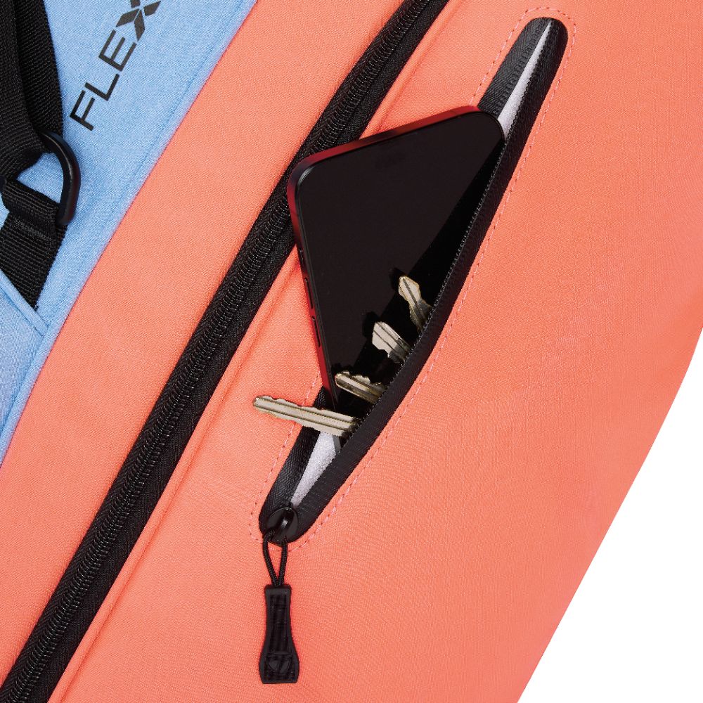 Taylormade Flextech Crossover Stand Bag - Light Blue/Coral