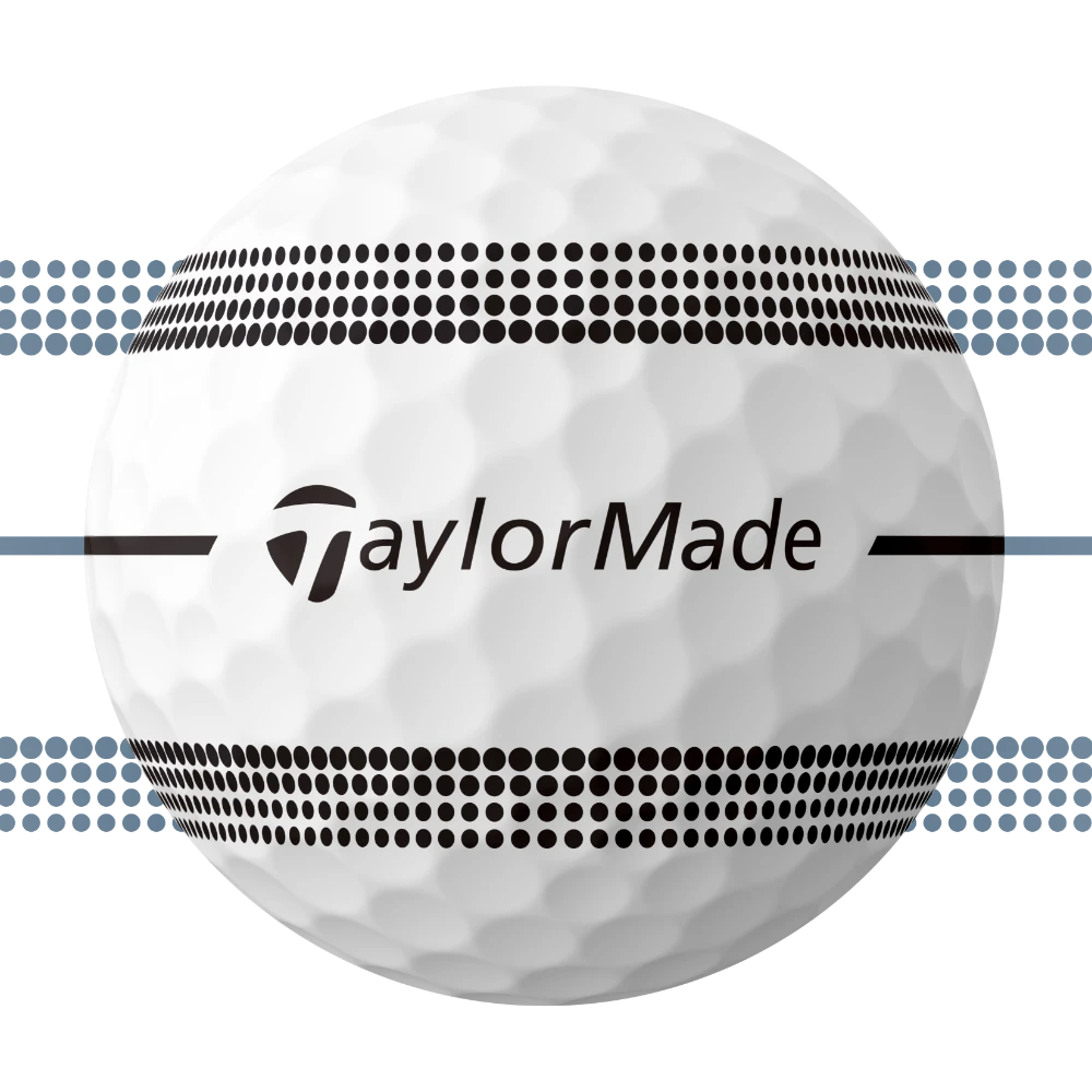 TaylorMade TP5x Stripe Golf Balls (3 Ball Sleeve)