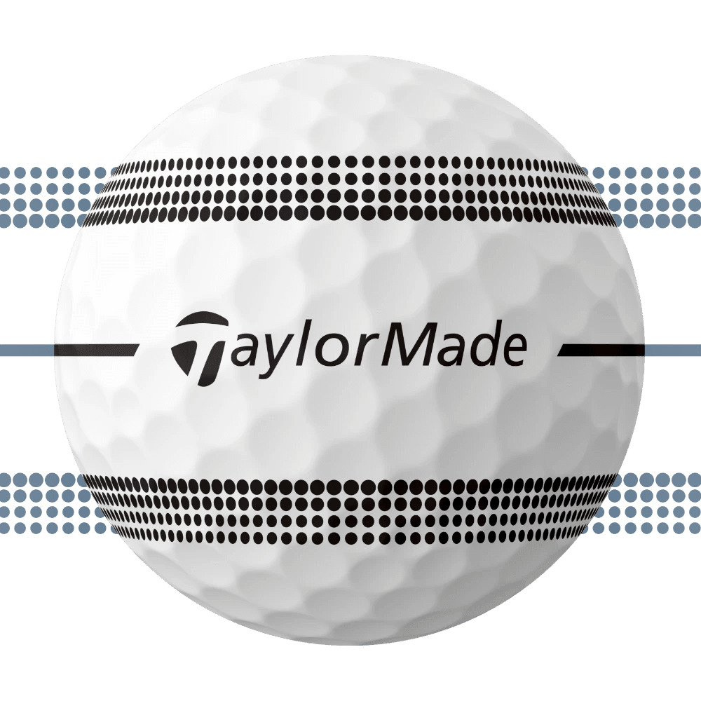 TaylorMade TP5 Stripe Golf Balls (3 Ball Sleeve) - TaylorMade