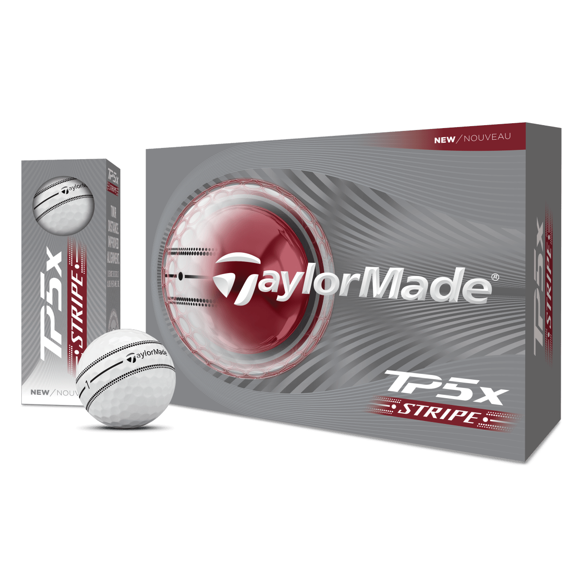 Taylormade 2026 TP5x Stripe Golf Balls - TaylorMade
