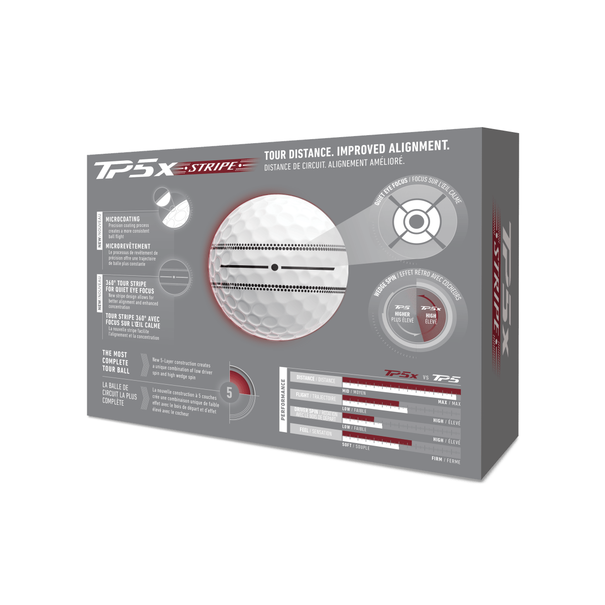 Taylormade 2026 TP5x Stripe Golf Balls - TaylorMade