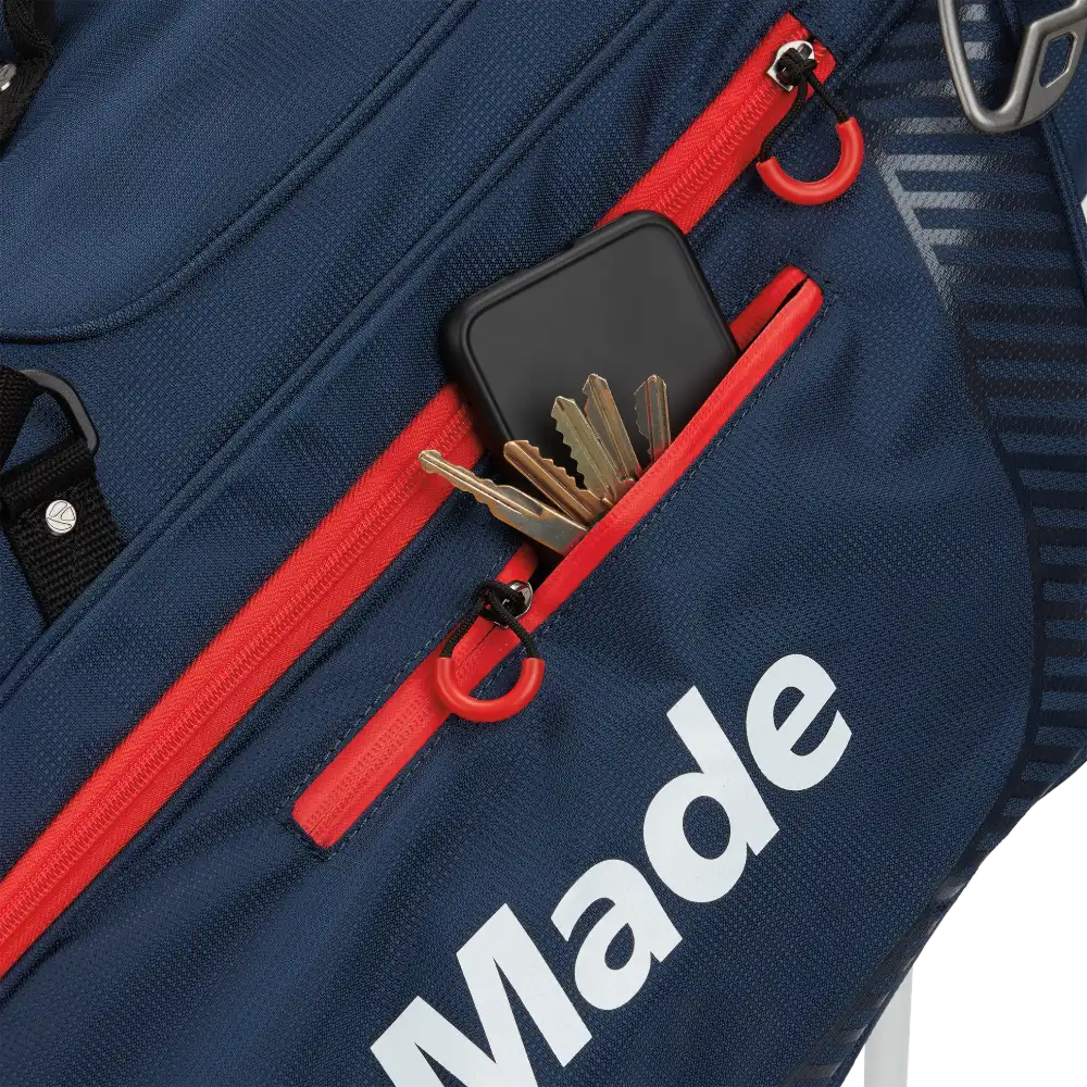 Taylormade Pro Stand Bag - Navy/Red