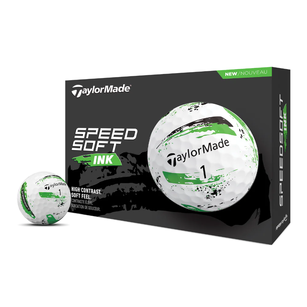 TaylorMade Speedsoft Ink Green Dozen Pack