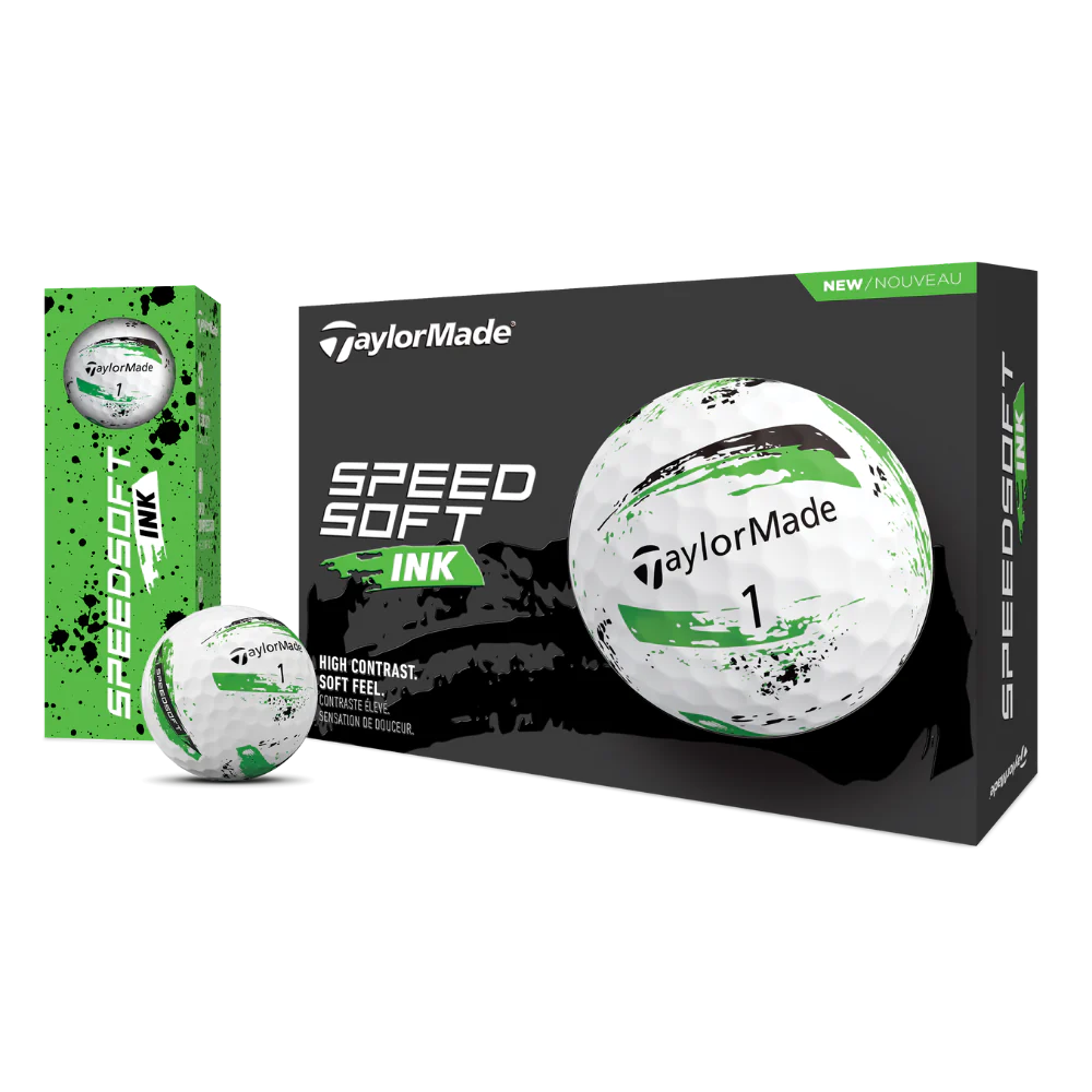 TaylorMade Speedsoft Ink Green Dozen Pack