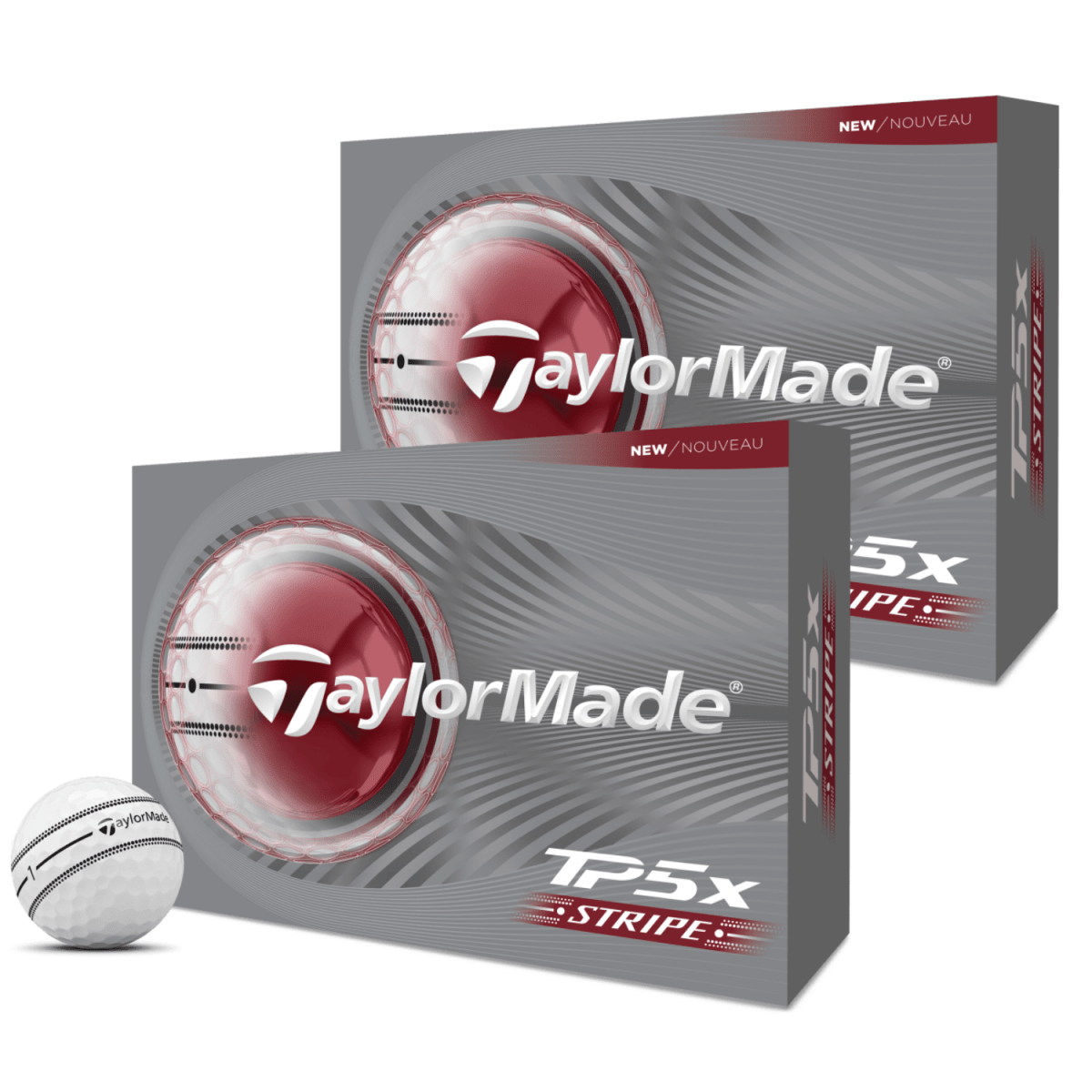 TaylorMade 2026 TP5x Stripe Double Dozen Golf Balls - TaylorMade