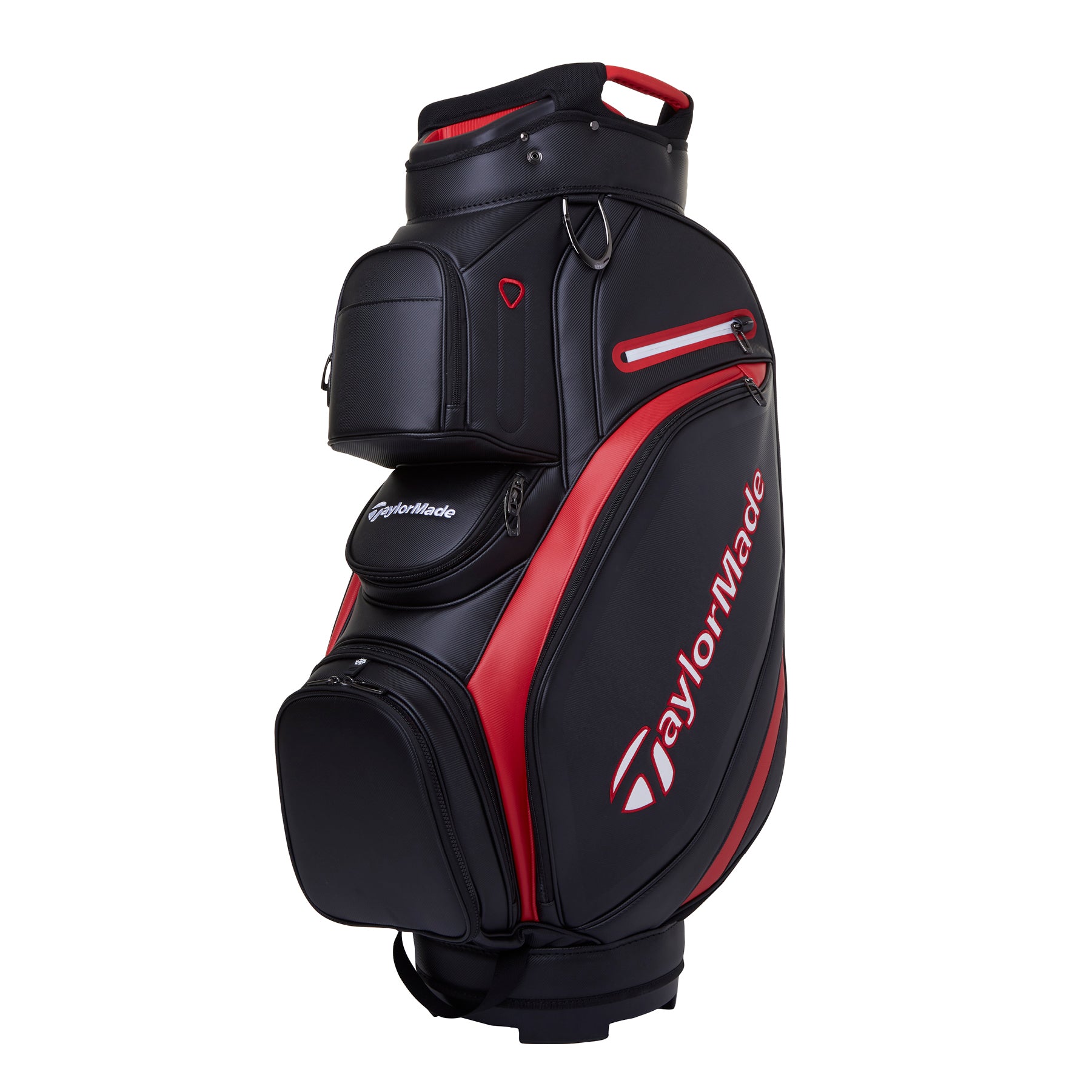 Taylormade Deluxe Cart Bag - Black/Red