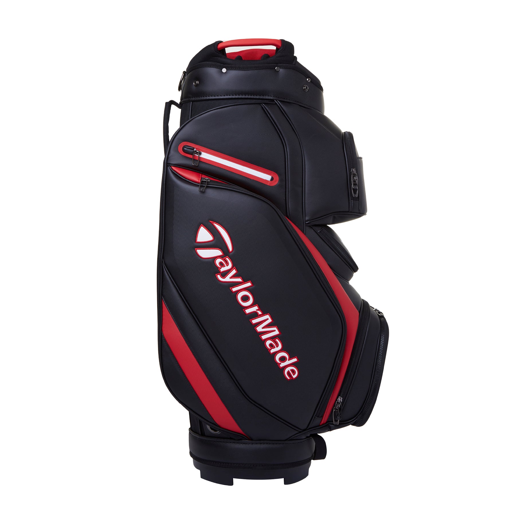 Taylormade Deluxe Cart Bag - Black/Red