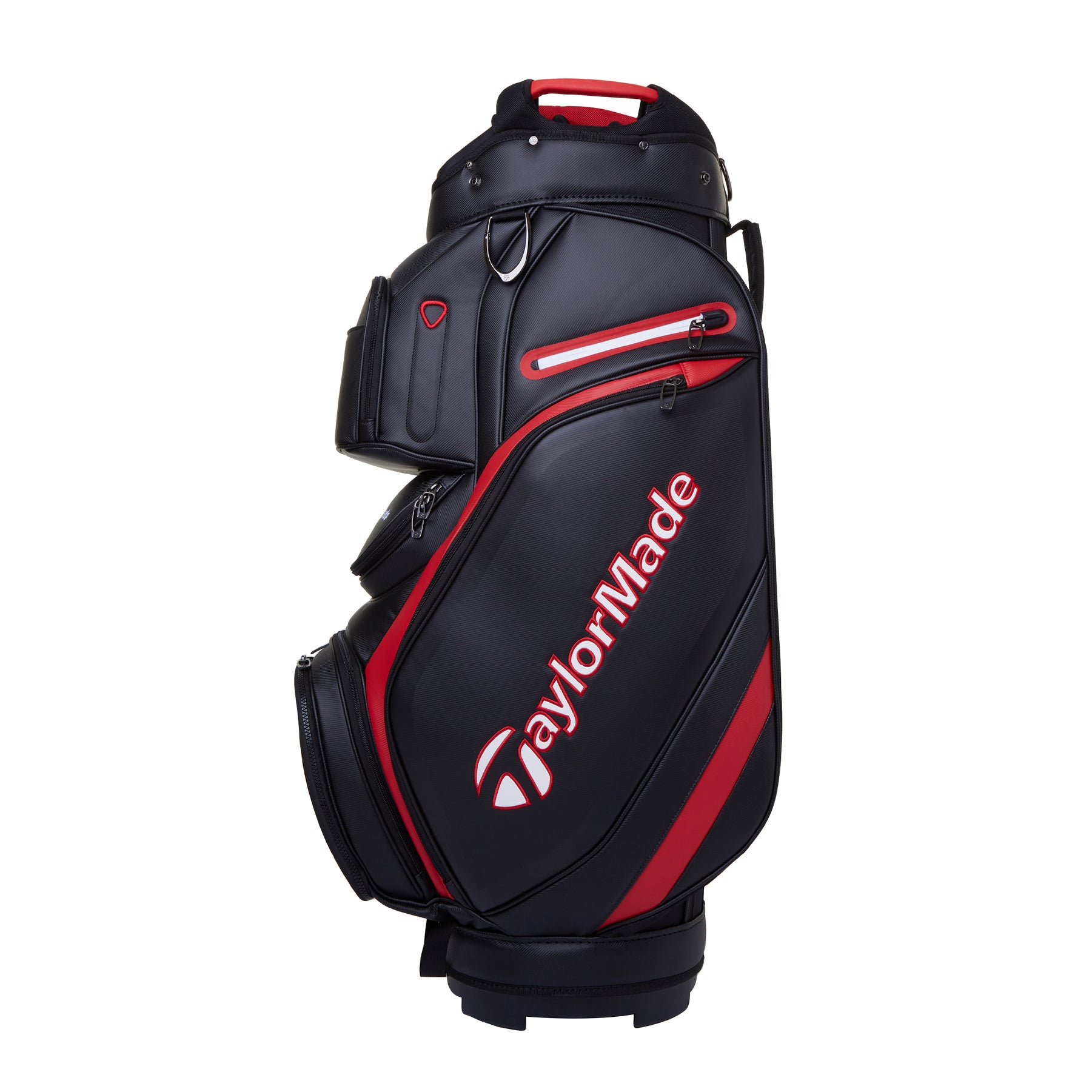 Taylormade Deluxe Cart Bag - Black/Red