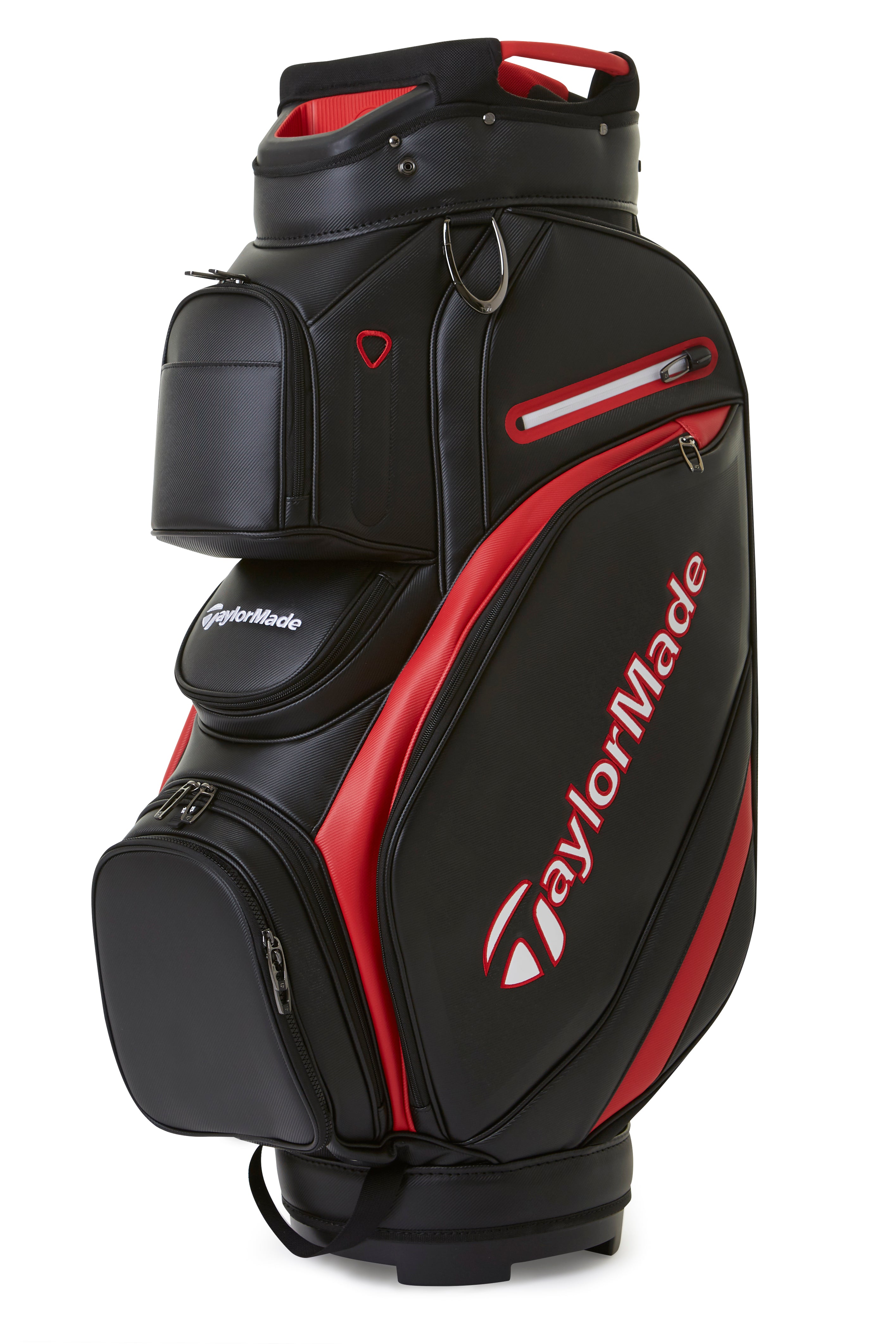 Taylormade Deluxe Cart Bag - Black/Red