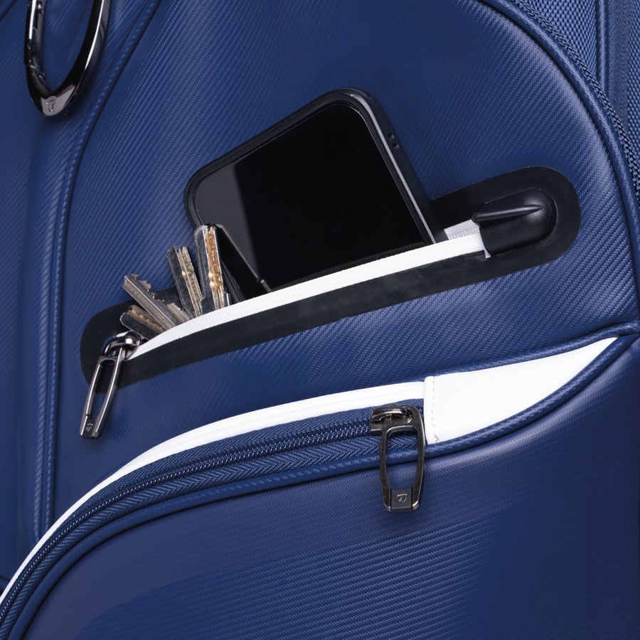 Taylormade Deluxe Cart Bag - Navy/White
