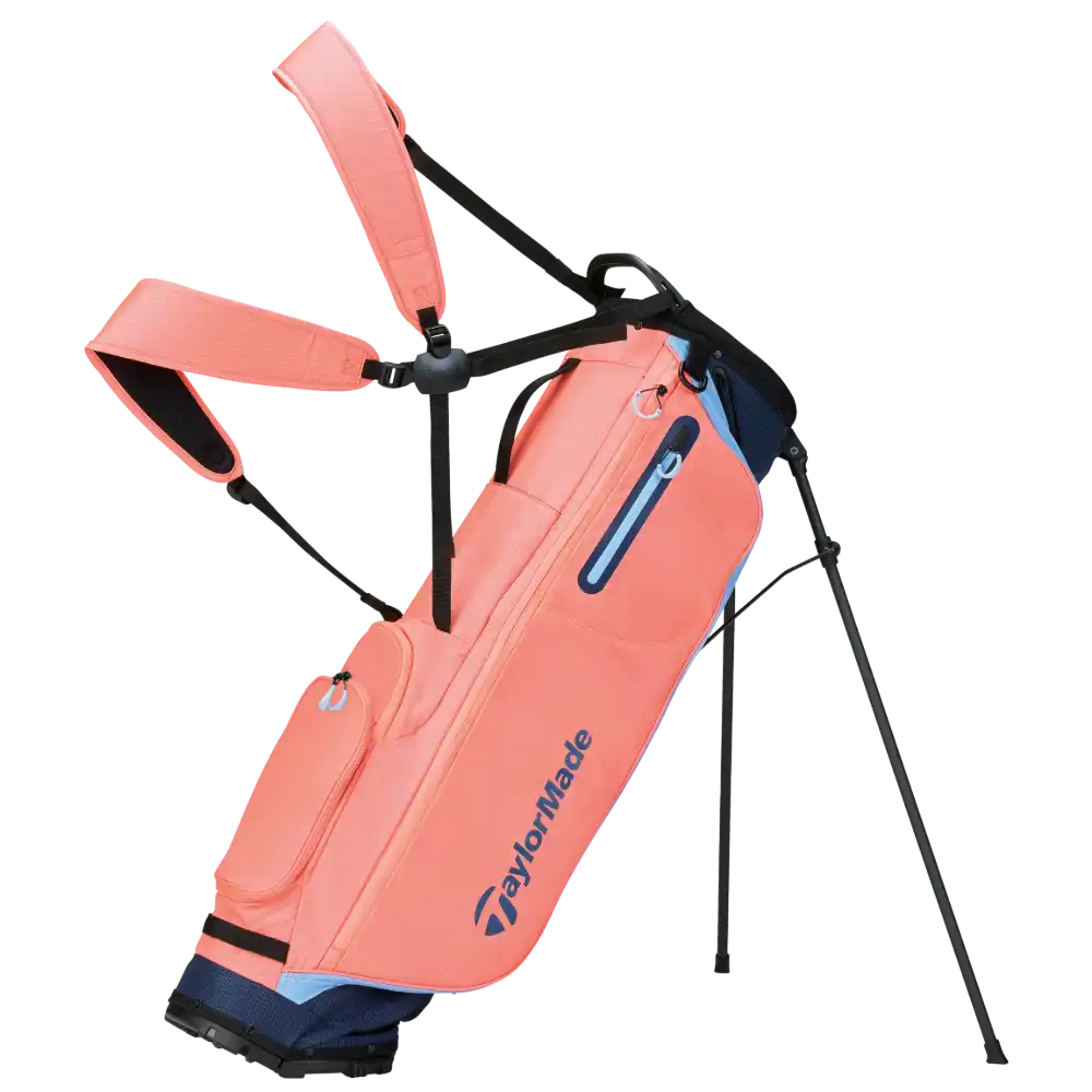 Taylormade Flextech Superlite Stand Bag - Coral/Navy