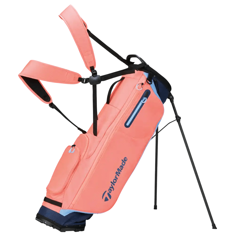 Taylormade Flextech Superlite Stand Bag - Coral/Navy - TaylorMade