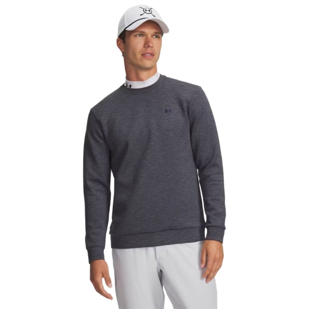 Under Armour Drive Men's Golf Crew Neck Jumper - Midnight Navy - Under Armour