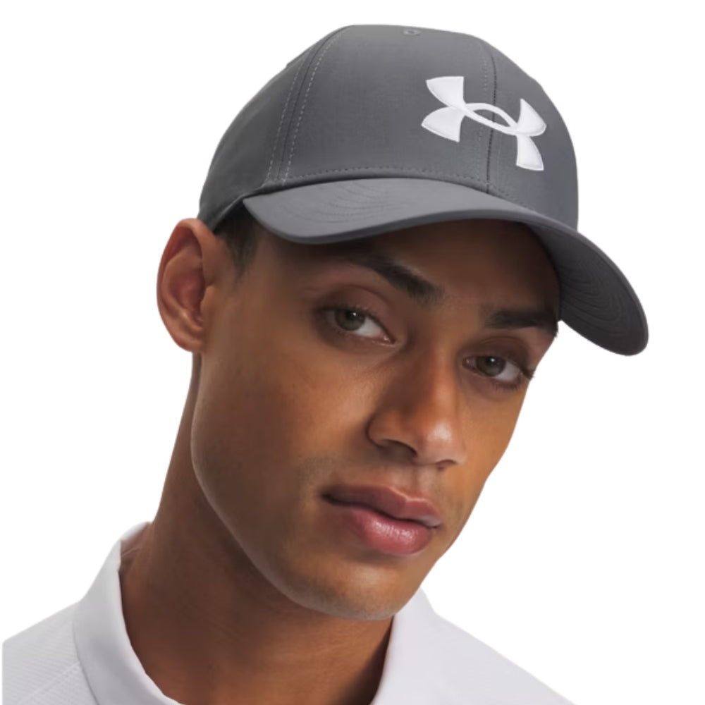 Under Armour Golf96 Men's Cap - Pitch Grey / White