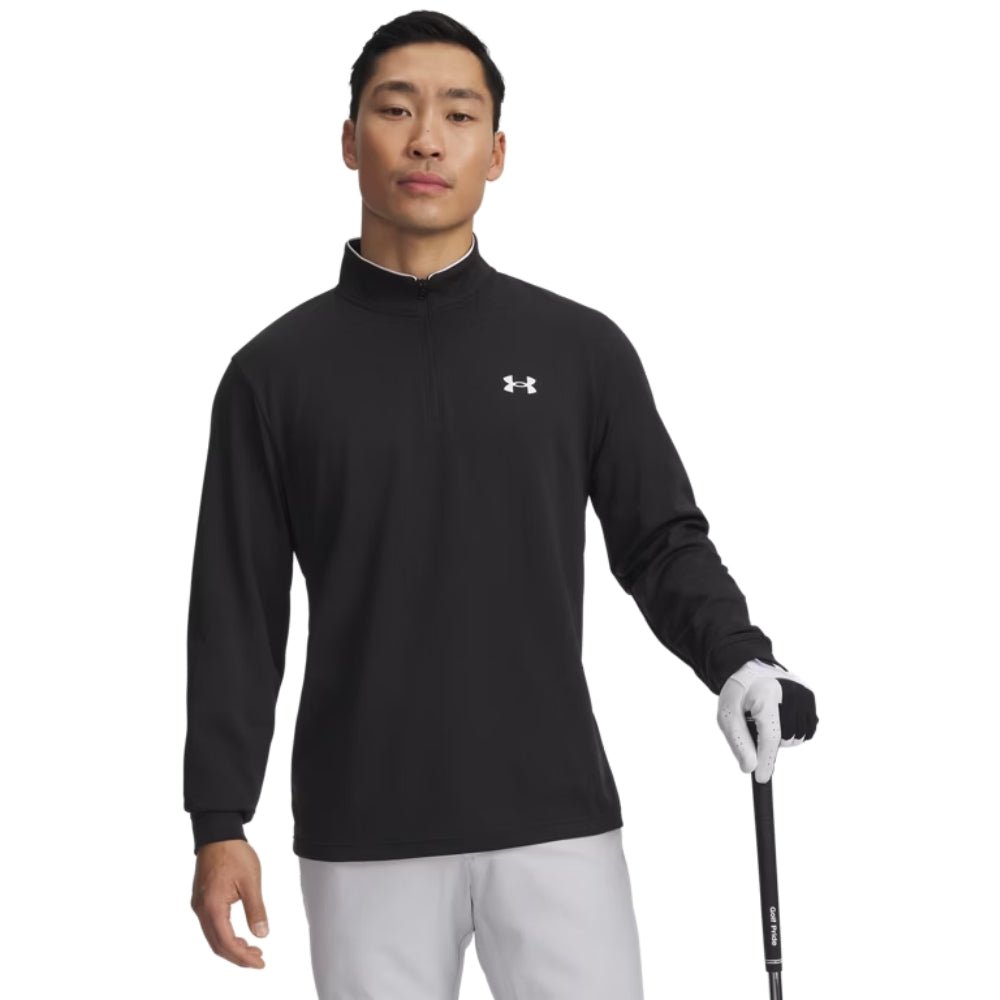 Under Armour Matchplay 1/4 Zip Men's Jumper - Black - Under Armour