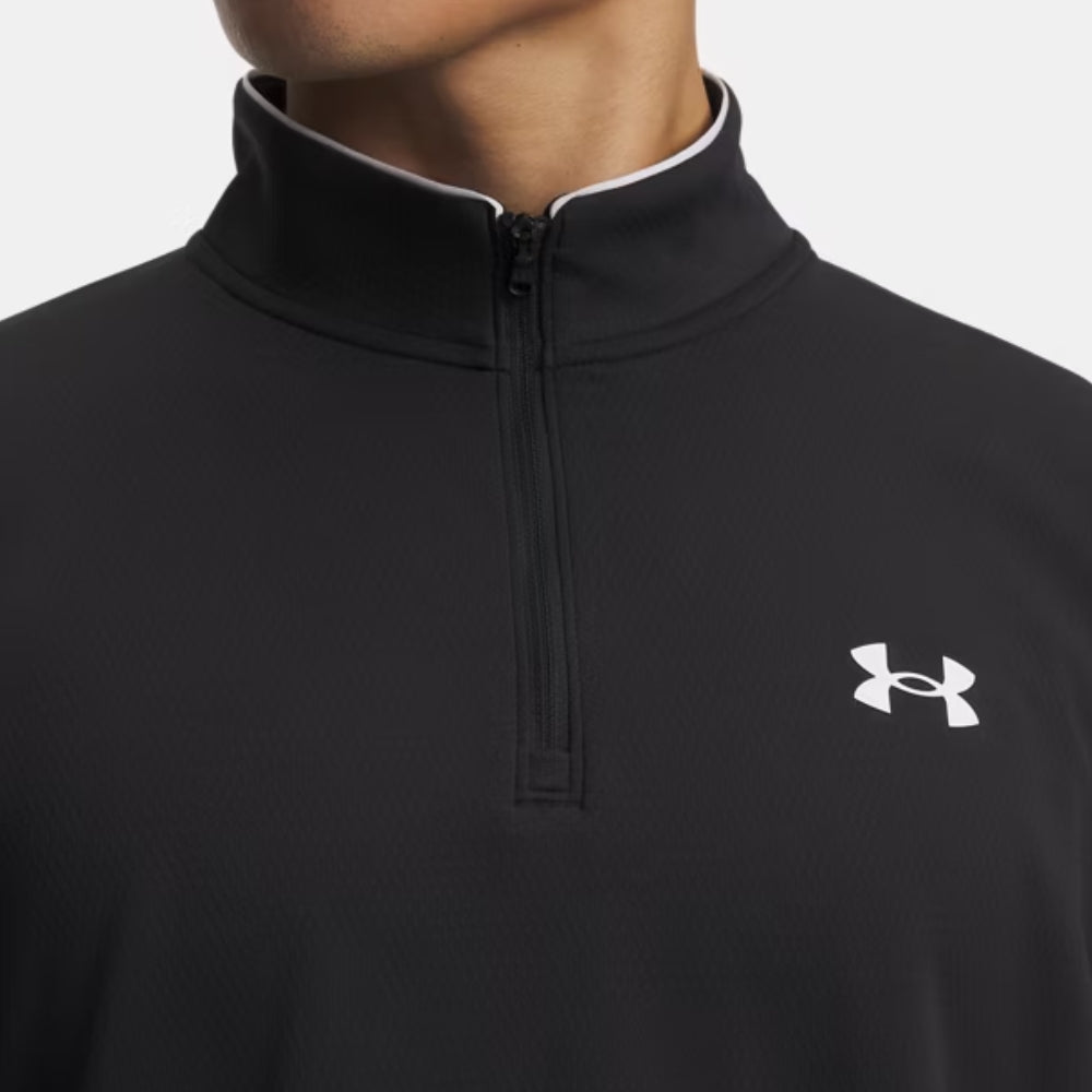 Under Armour Matchplay 1/4 Zip Men's Jumper - Black - Under Armour