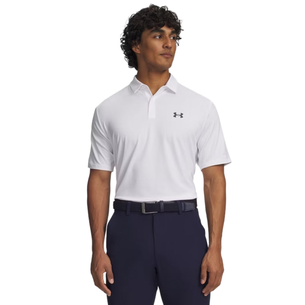 Under Armour Matchplay Men's Polo - White / Pitch Grey