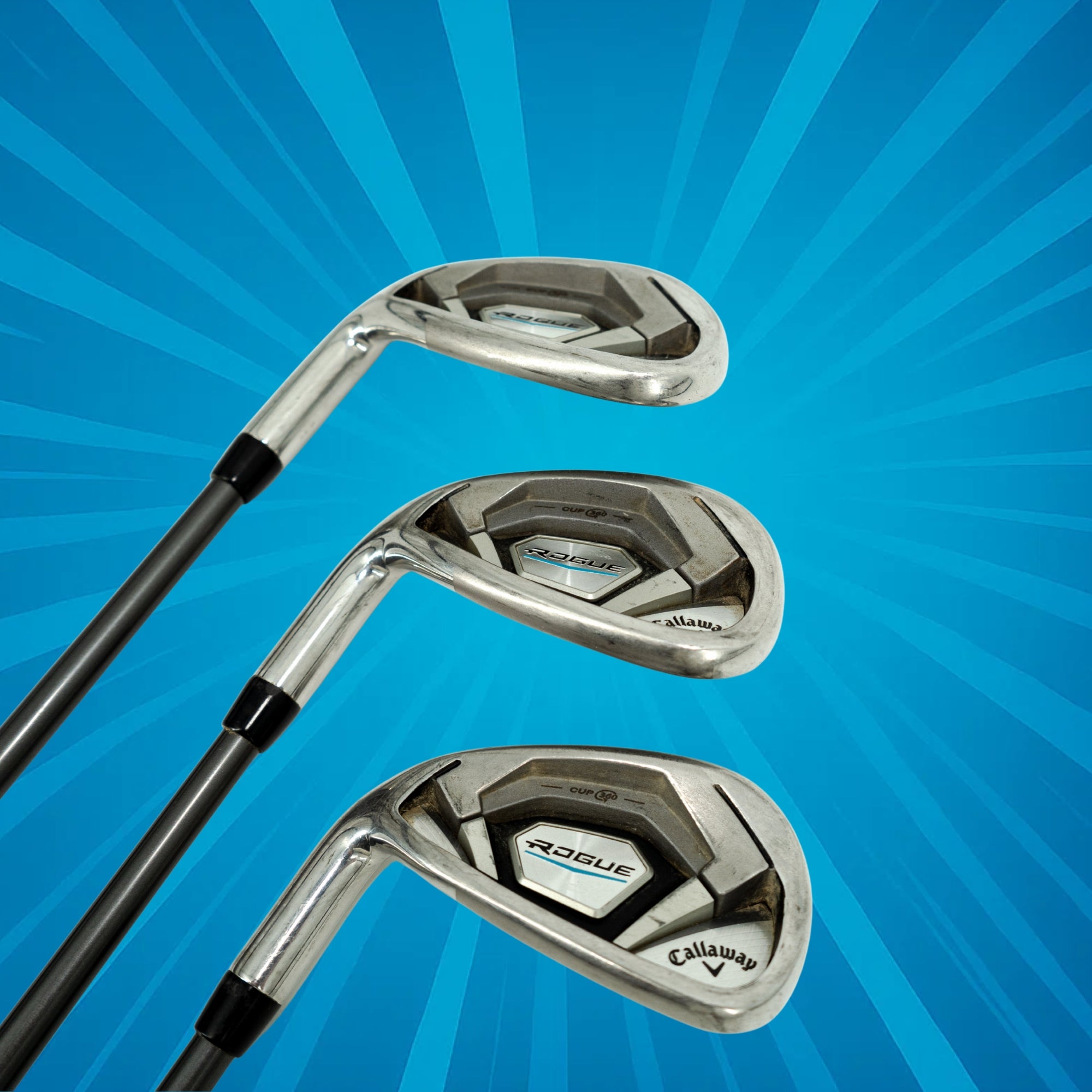 Callaway Rogue CF18 Left Handed/ 5-PW / Aldila Synergy 60g Graphite Shafts / Regular