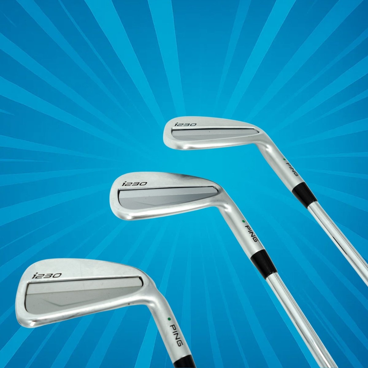 Ping i230 Irons / 5 - UW / Green Dot / N.S.PRO Modus3 Tour105 X / X - Stiff - Ping