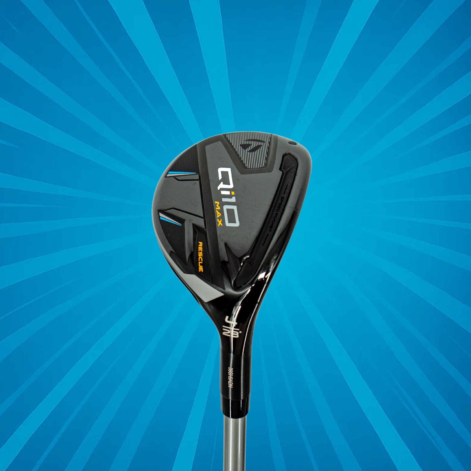 Taylormade Qi10 MAX 4 Hybrid / 23 Degree / Reg Flex / SPEEDER NX 50-R