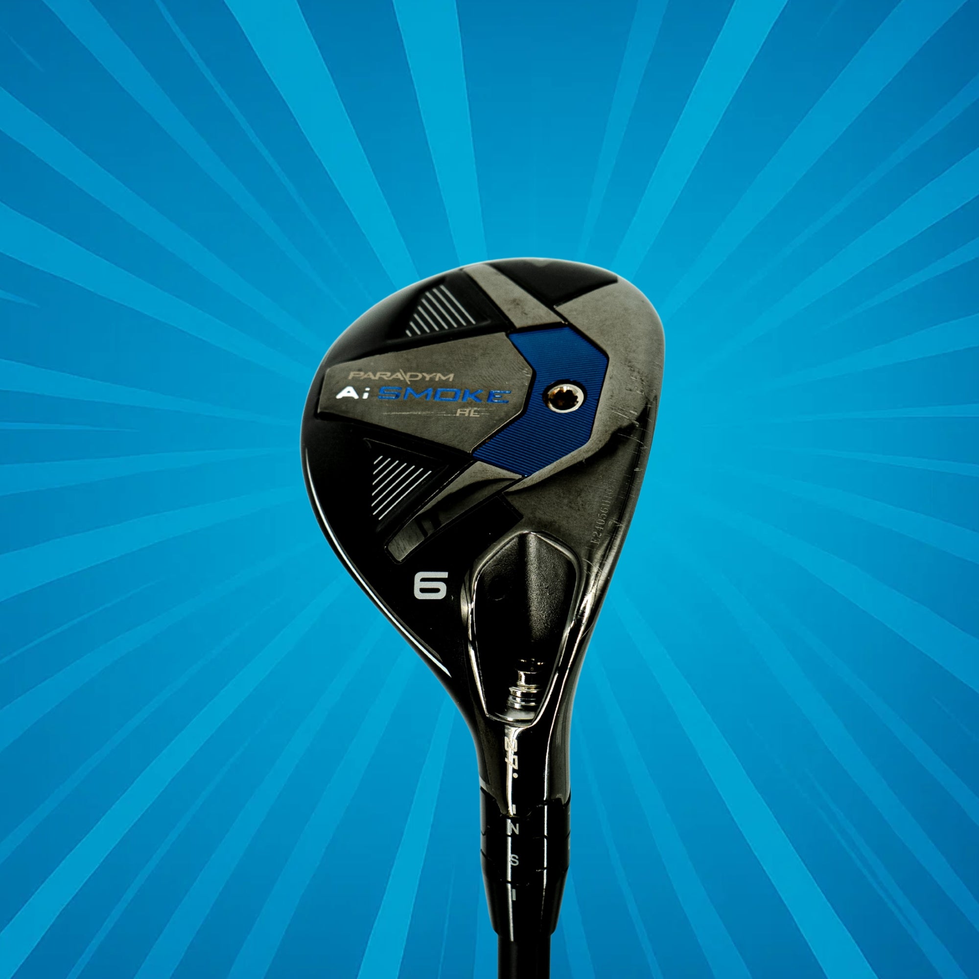 Callaway Paradym Ai Smoke 6 Hybrid / 27 Degree / Cypher Fifty 5.0 Shaft / Senior Flex Shaft