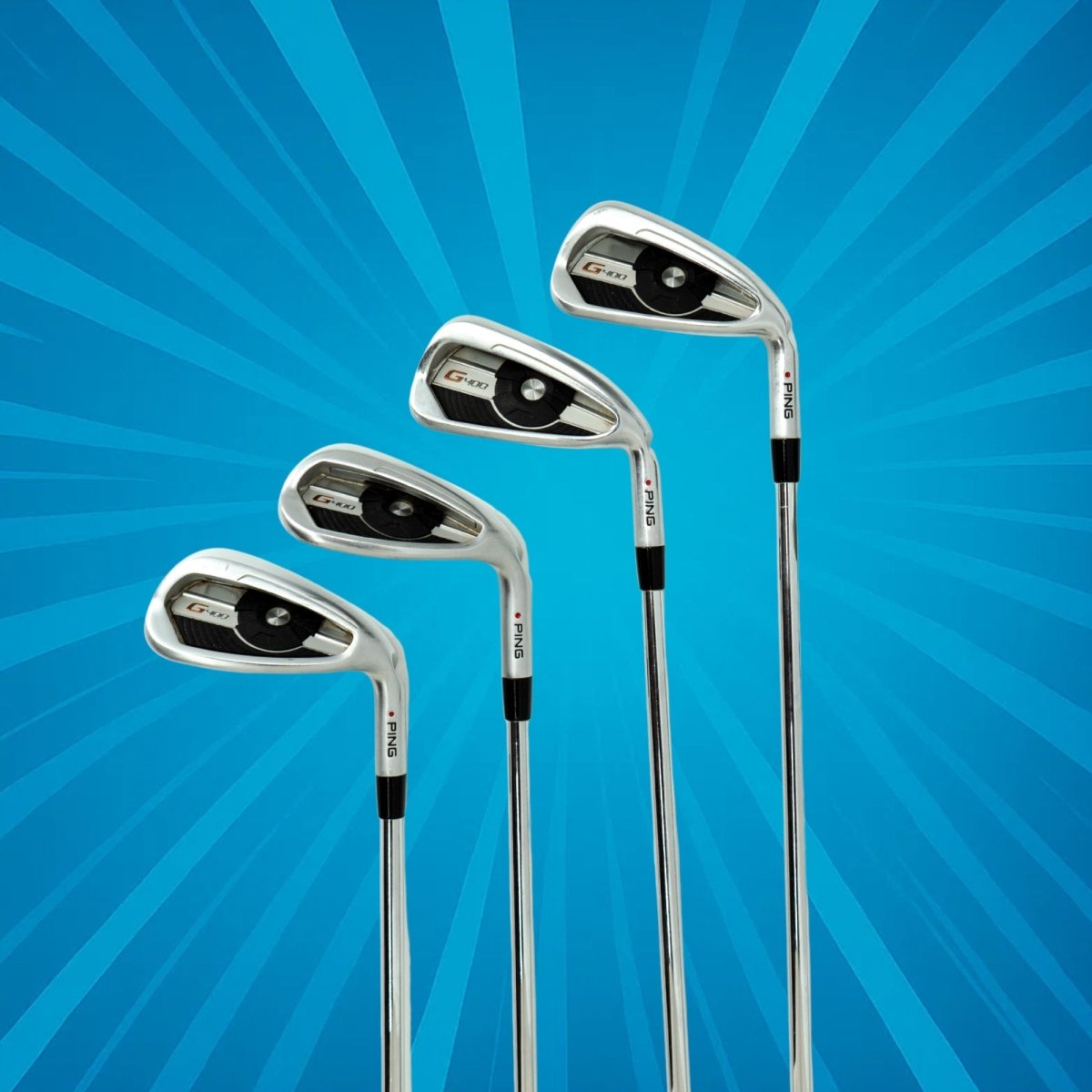 Ping G400 Irons / 5 - SW / Red Dot / AMT 2.0 R / Regular - Ping