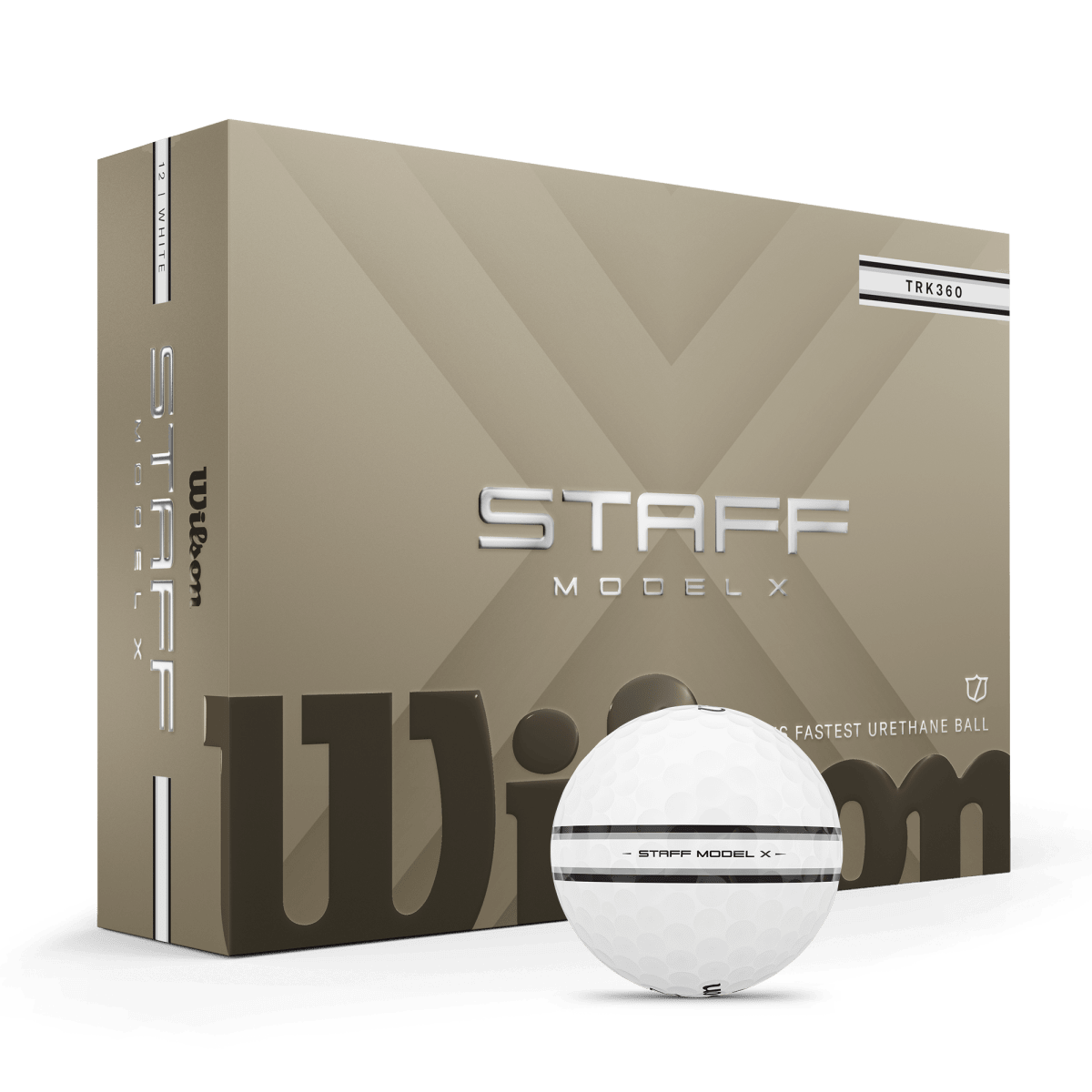 Wilson Staff Model X TRK360 White Golf Balls - Wilson