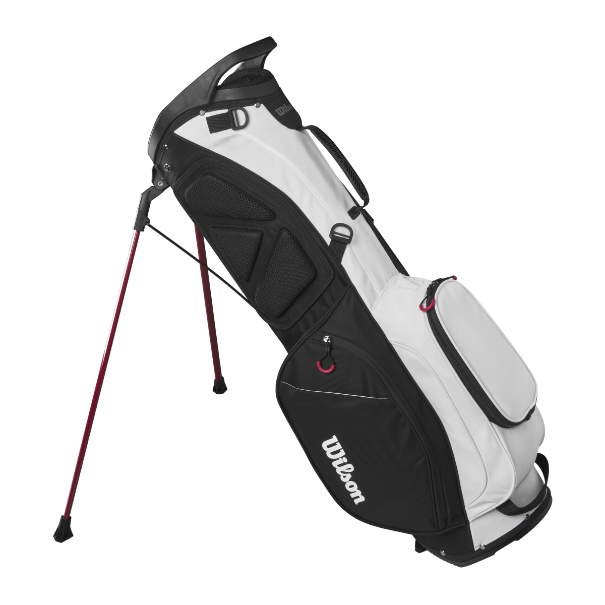Wilson Exo Lite Golf Stand Bag - Black / Red / White - Wilson