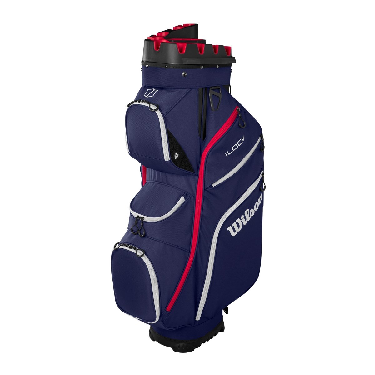 Wilson iLock 4 Cart Bag - Navy / White / Red - Wilson