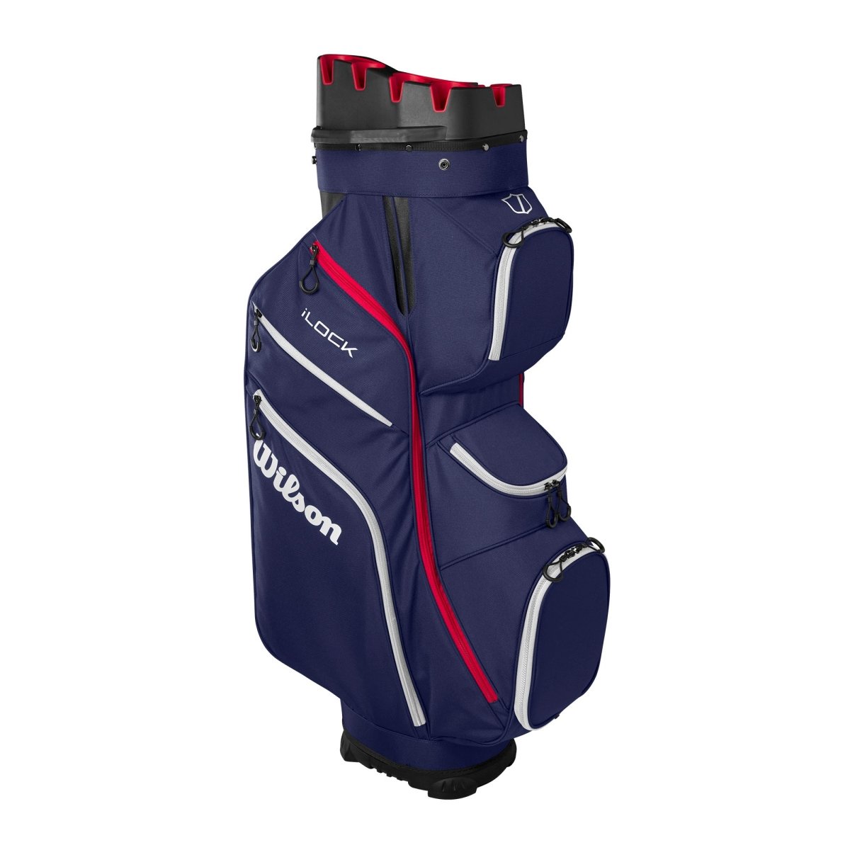 Wilson iLock 4 Cart Bag - Navy / White / Red - Wilson