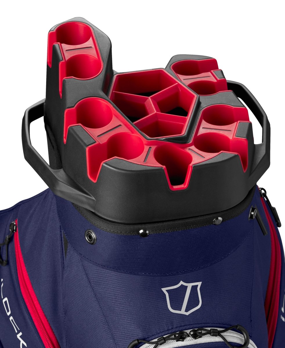 Wilson iLock 4 Cart Bag - Navy / White / Red - Wilson
