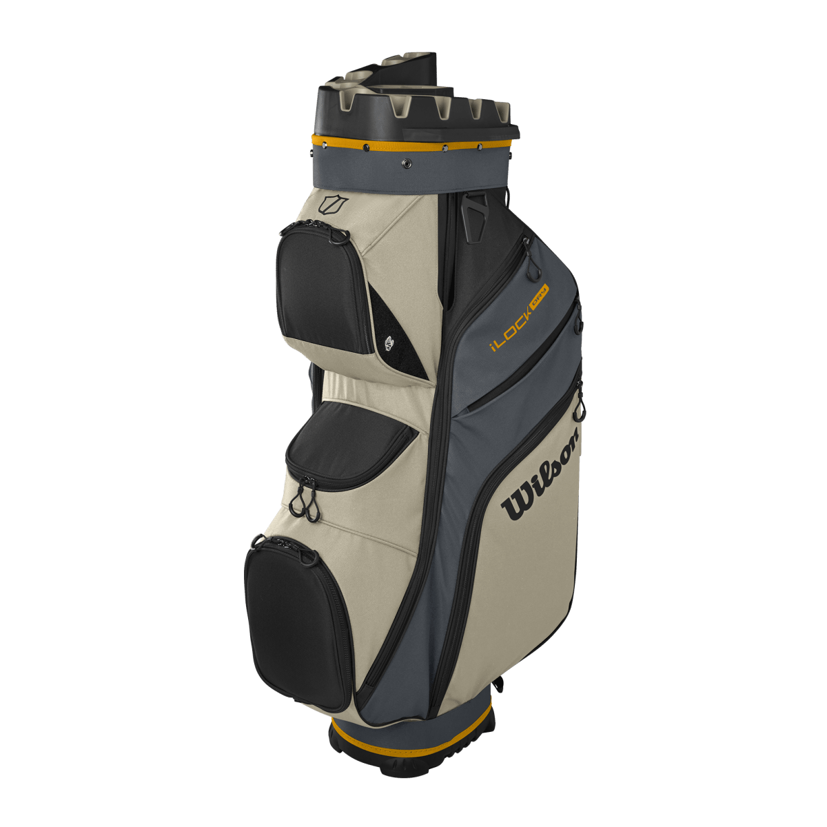 Wilson iLock 4 Cart Bag - Grey / Khaki / Orange - Wilson