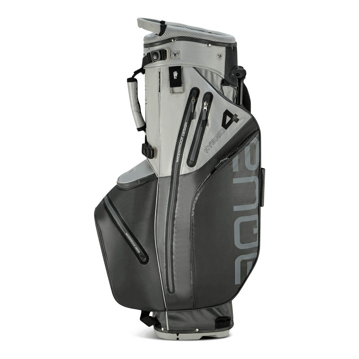 Big Max Aqua Hybrid 4 Golf Stand Bag - Grey / Silver - Big Max