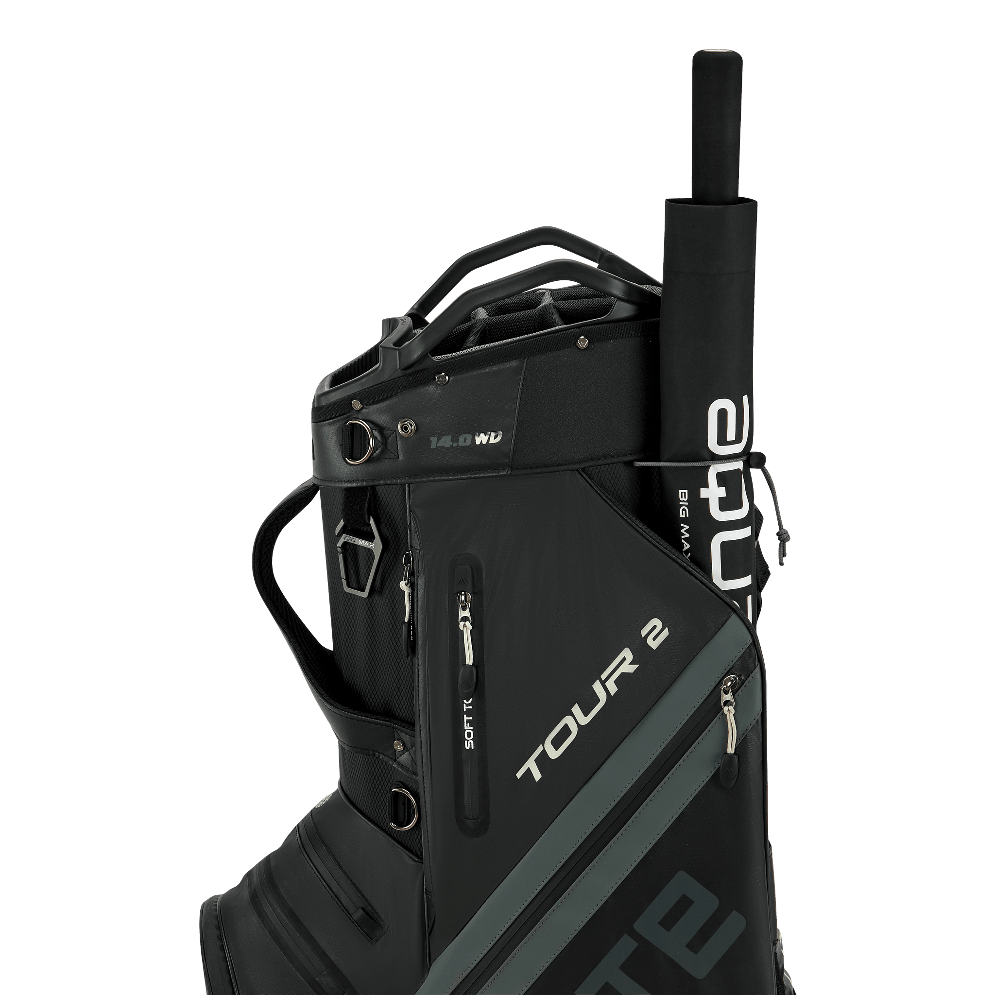 Big Max Dri Lite Tour 2 Golf Bag - Black / Charcoal