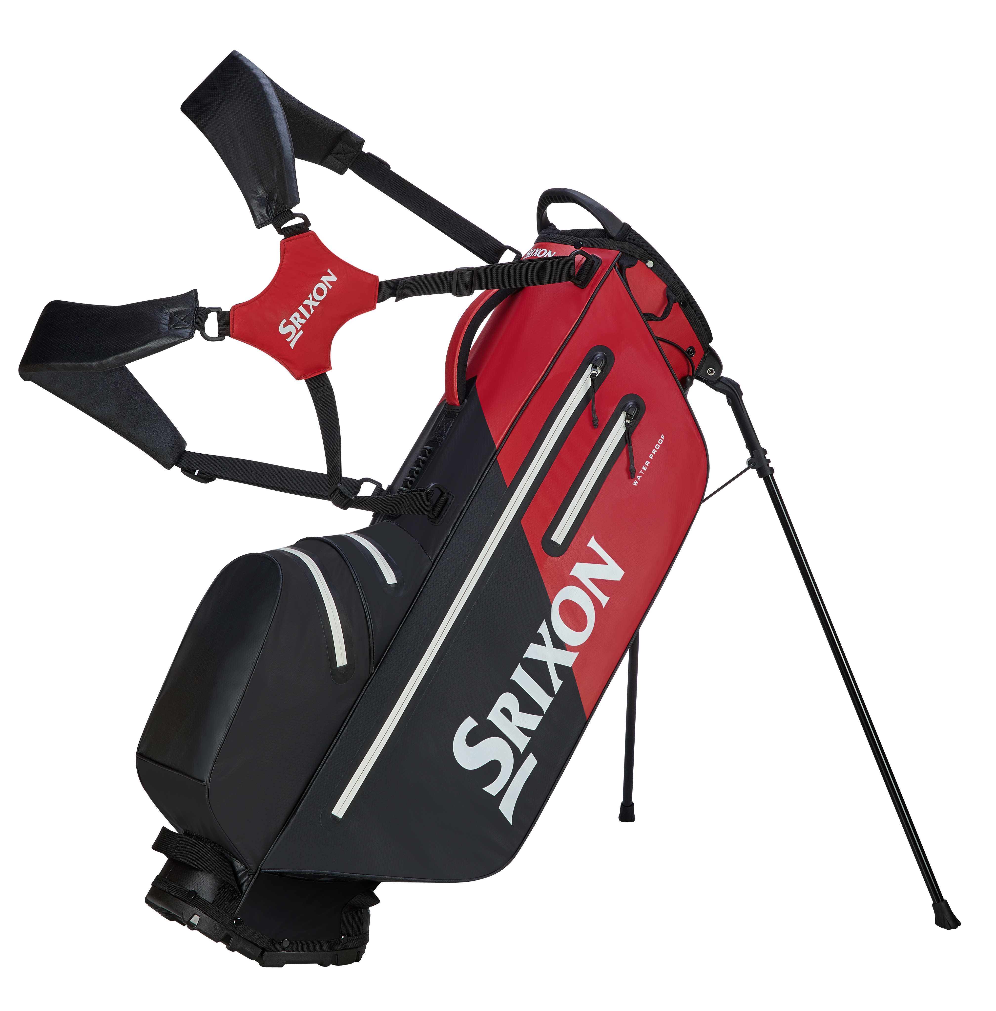 Srixon Weatherproof Stand Bag 2026 - Black / Red