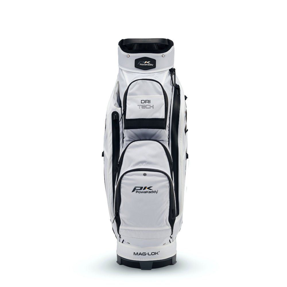 Powakaddy 2024 Dri Tech Cart Bag - White/Black - PowaKaddy