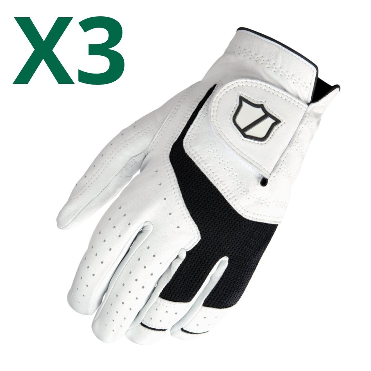 Wilson Staff Conform Model Golf Glove (3 Pack Bundle) - Wilson
