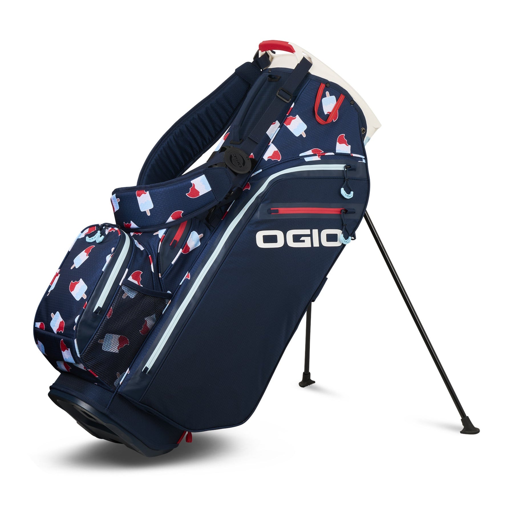 OGIO All Elements Hybrid 2025 Golf Stand Bag Rocket Pop