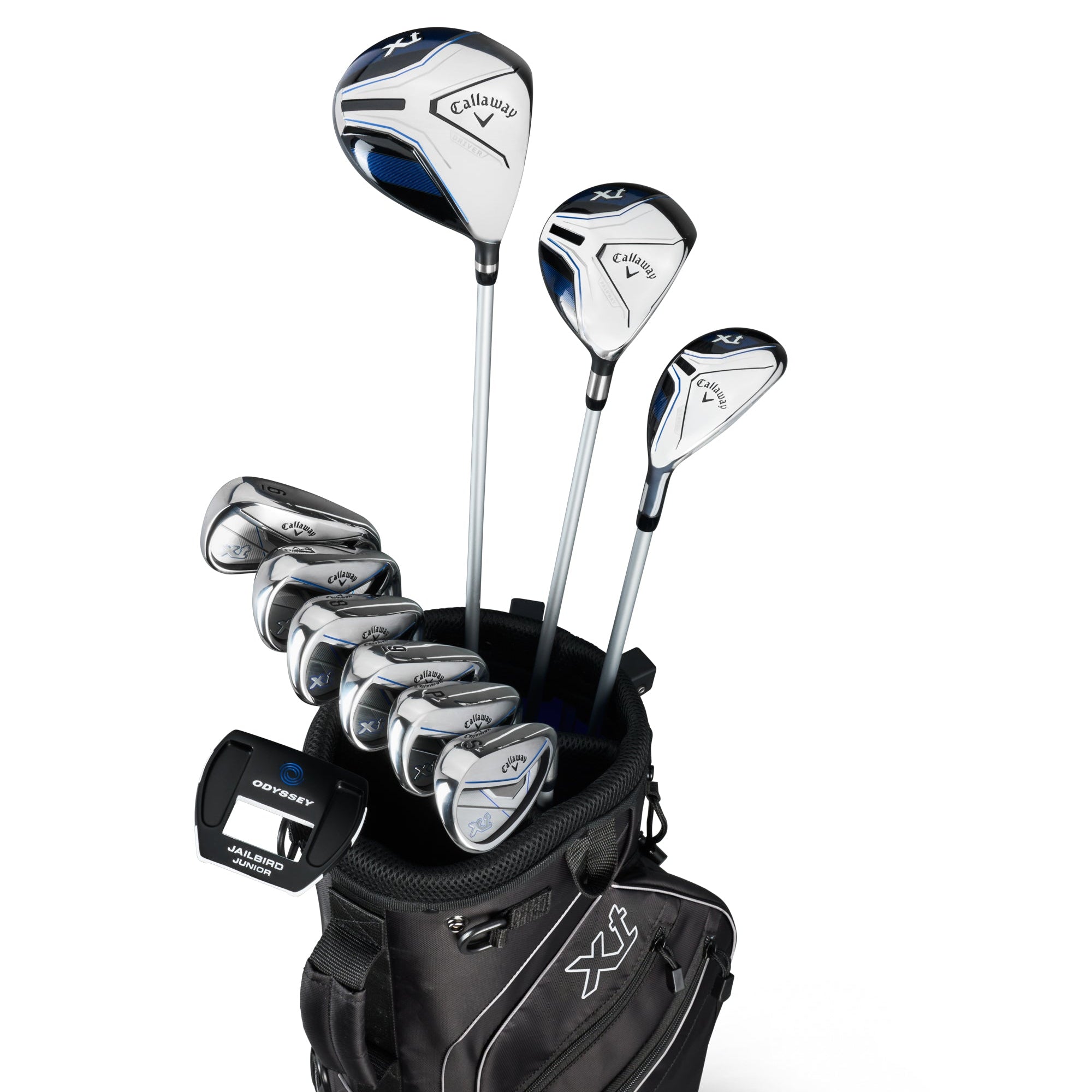 Callaway XT Junior 11 Piece Golf Package Set - Black