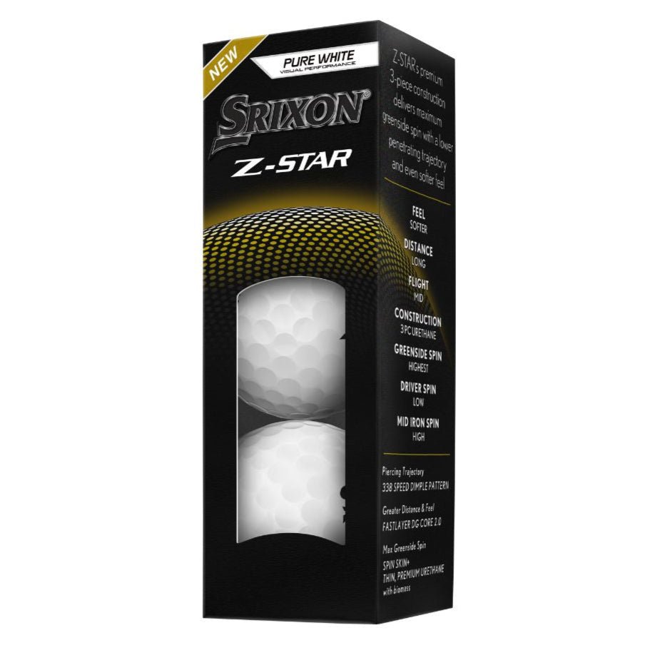 Srixon Z - Star 2025 Golf Balls (3 Ball Sleeve) - Srixon