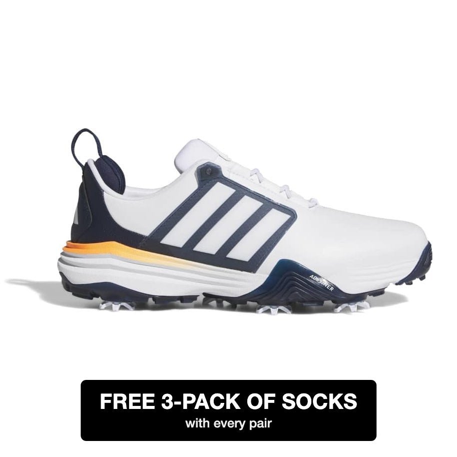 adidas Adipower Spiked Golf Shoes - Collegiate Navy / Lucora - adidas