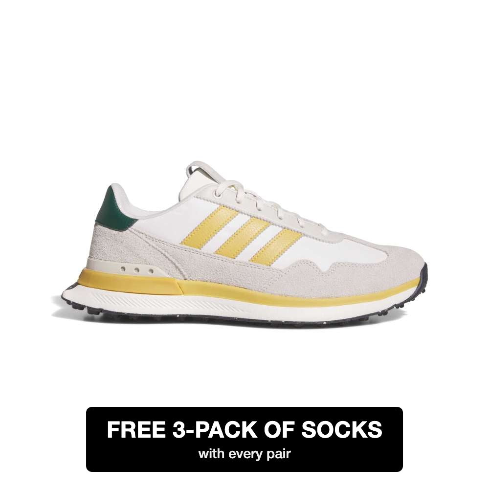 adidas S2G Tex Spikeless Golf Shoes - Off White/Preloved Yellow/Alumina - adidas