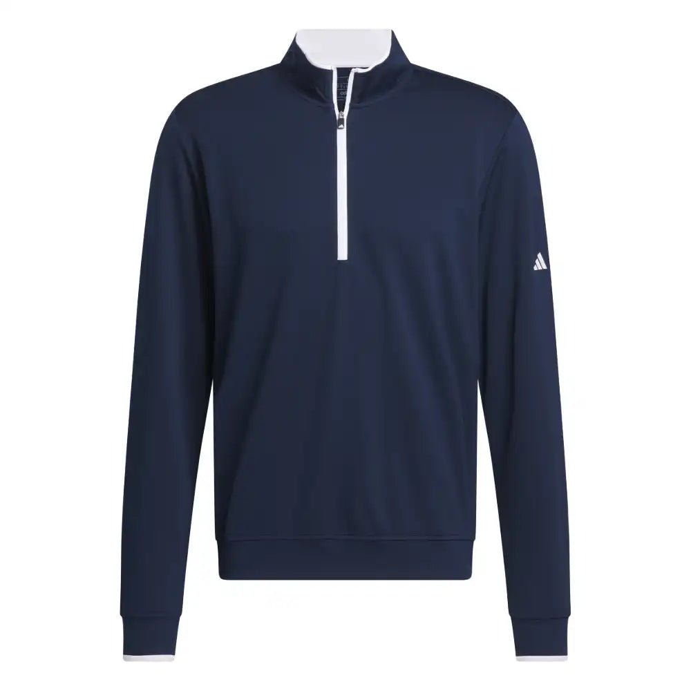 adidas UPF Lightweight 1/4 Zip Pullover - Navy - adidas