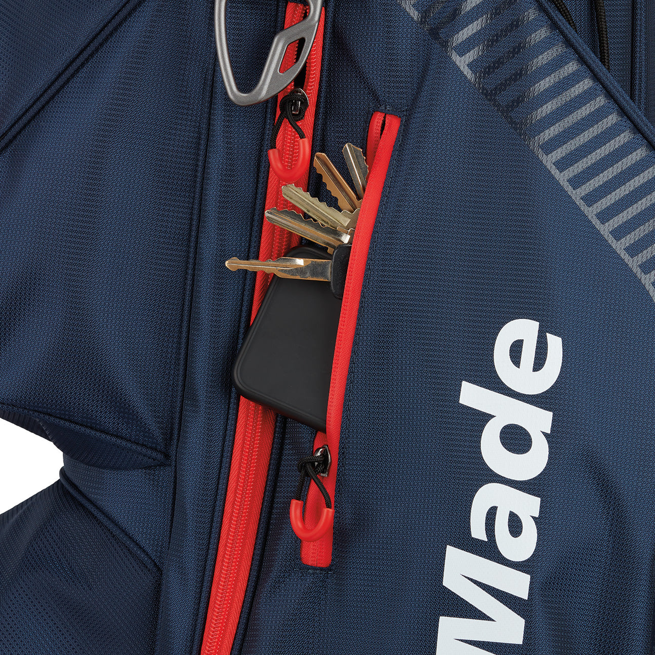 Taylormade Pro Cart Bag - Navy/Red