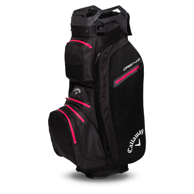 Callaway Org 14 HD Cart Bag 25 - Black/Charcoal/Pink - Callaway