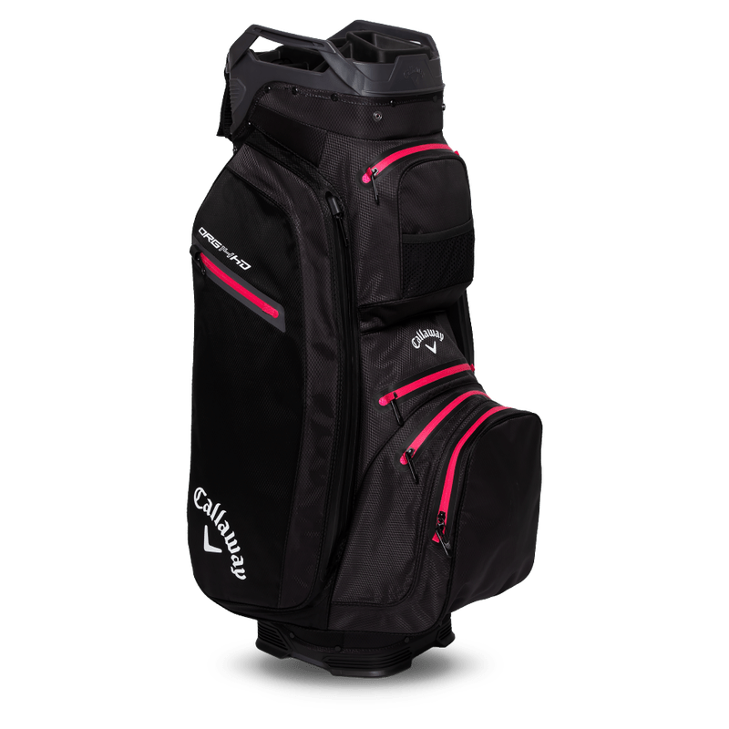Callaway Org 14 HD Cart Bag 25 - Black/Charcoal/Pink - Callaway