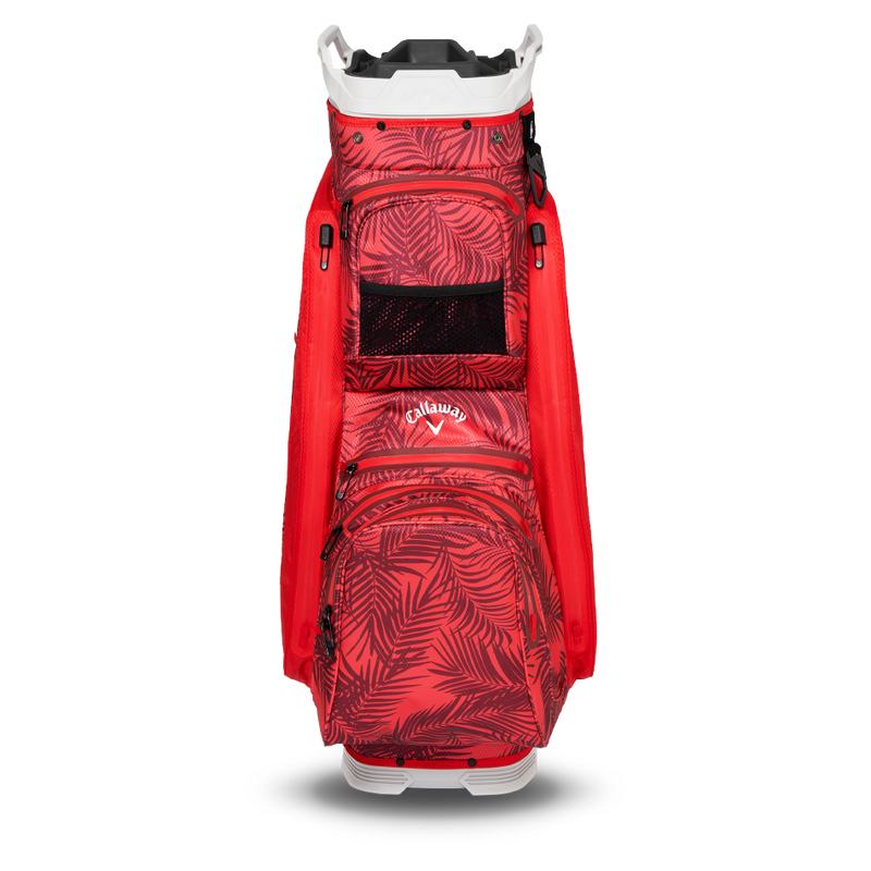 Callaway Org 14 HD Cart Bag 25 - Red Palms/Light Grey