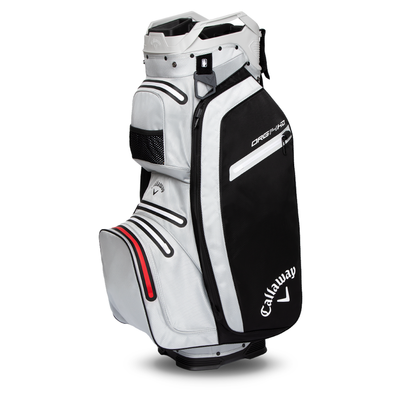 Callaway Org 14 HD Cart Bag 25 - Black/Light Grey/Red