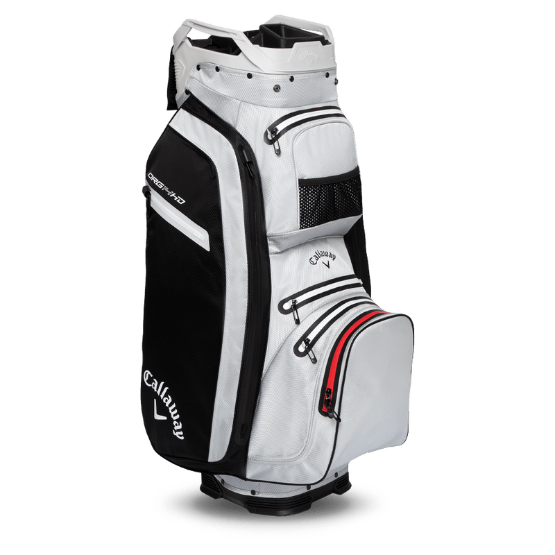 Callaway Org 14 HD Cart Bag 25 - Black/Light Grey/Red - Callaway