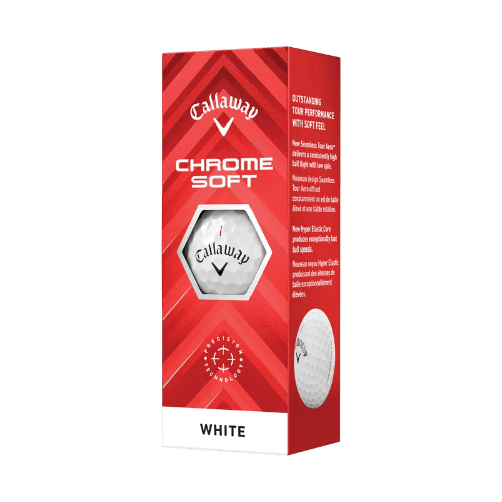 Callaway Chrome Soft Golf Balls (3 Ball Sleeve) - Callaway
